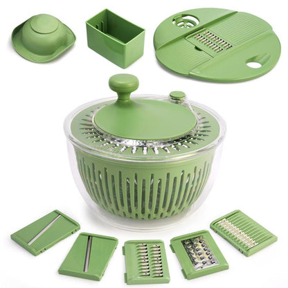 PUKOMC 5-in-1 Large Salad Spinner
