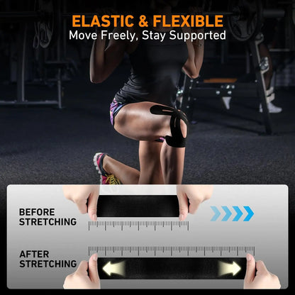 Precut Kinesiology Tape for Knees, 10 Pcs