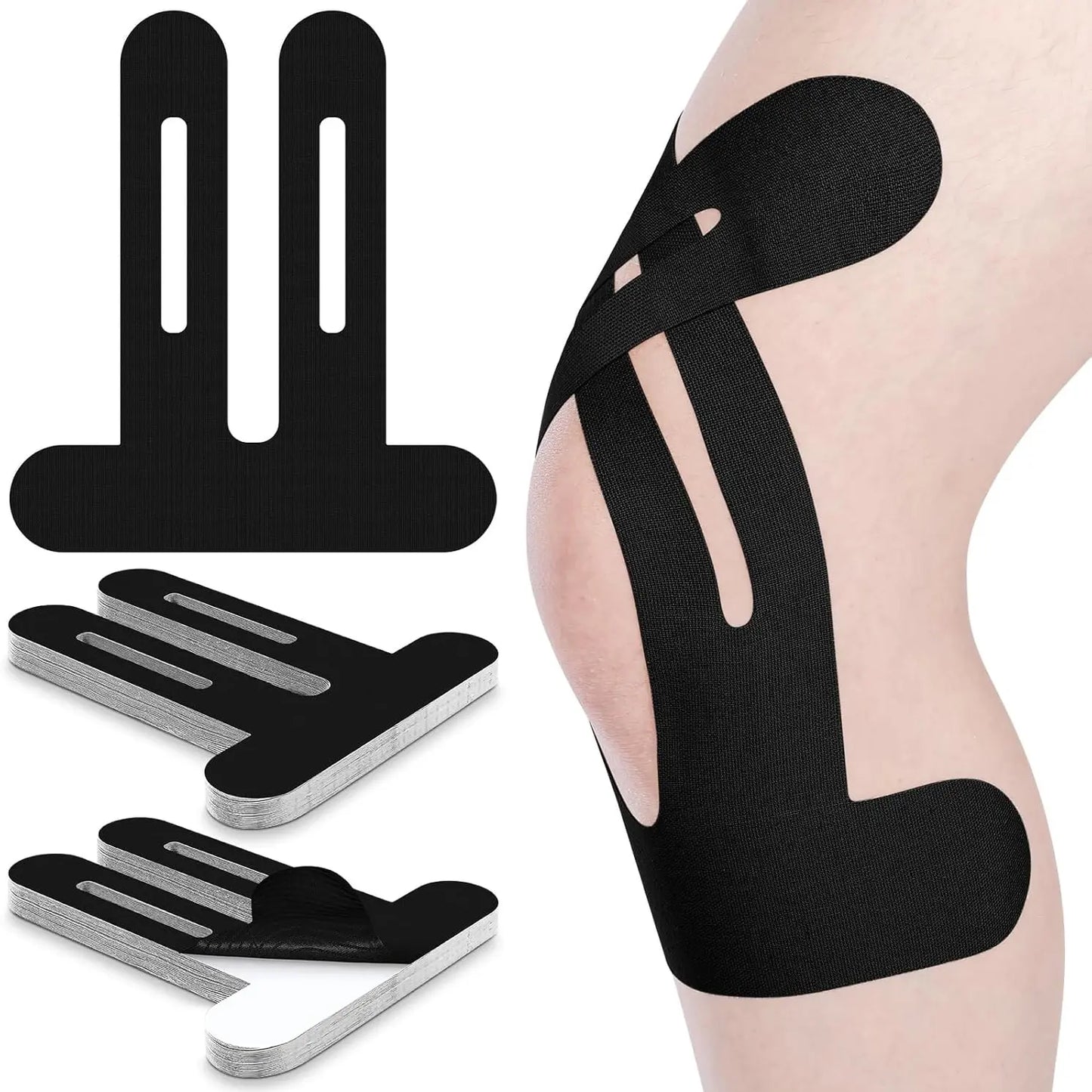 Precut Kinesiology Tape for Knees, 10 Pcs