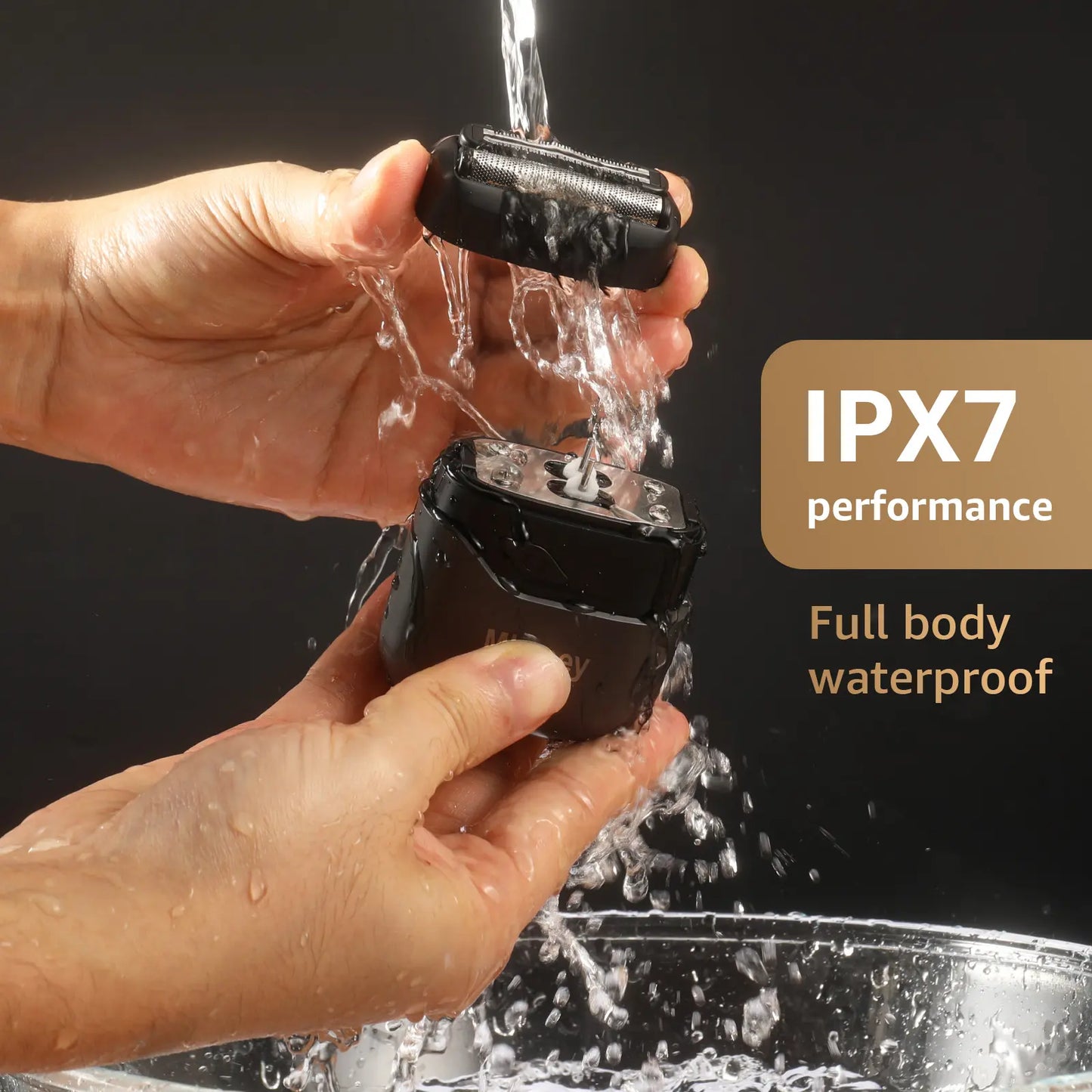 Foil Shavers for Men, Mini Razor,  IPX7 Waterproof