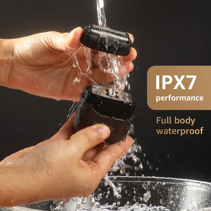 Foil Shavers for Men, Mini Razor,  IPX7 Waterproof